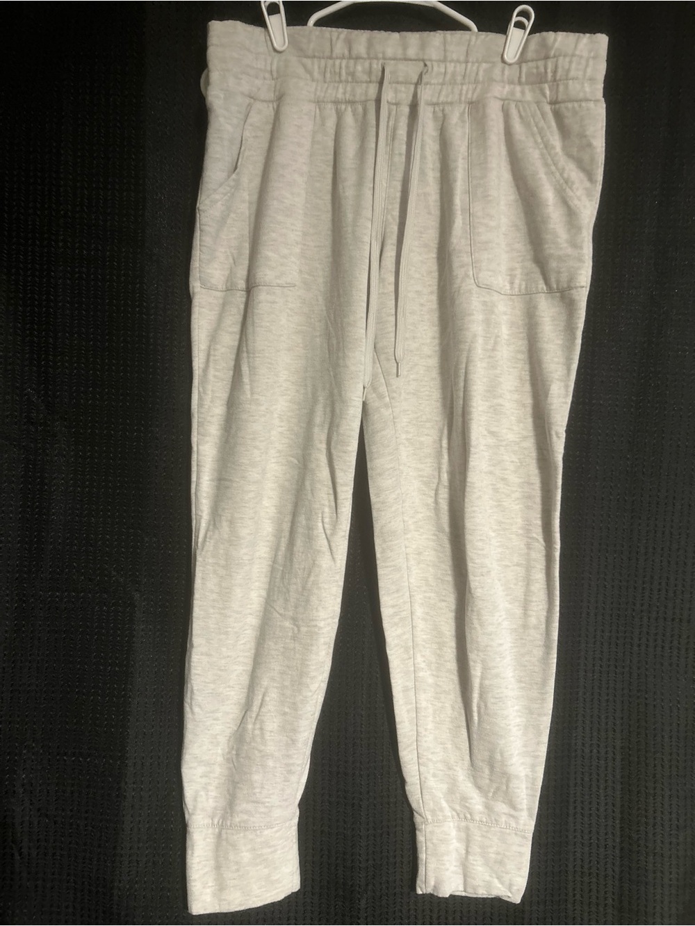 Athletic Works Light Gray Women’s Sweatpants with Drawstring Waist